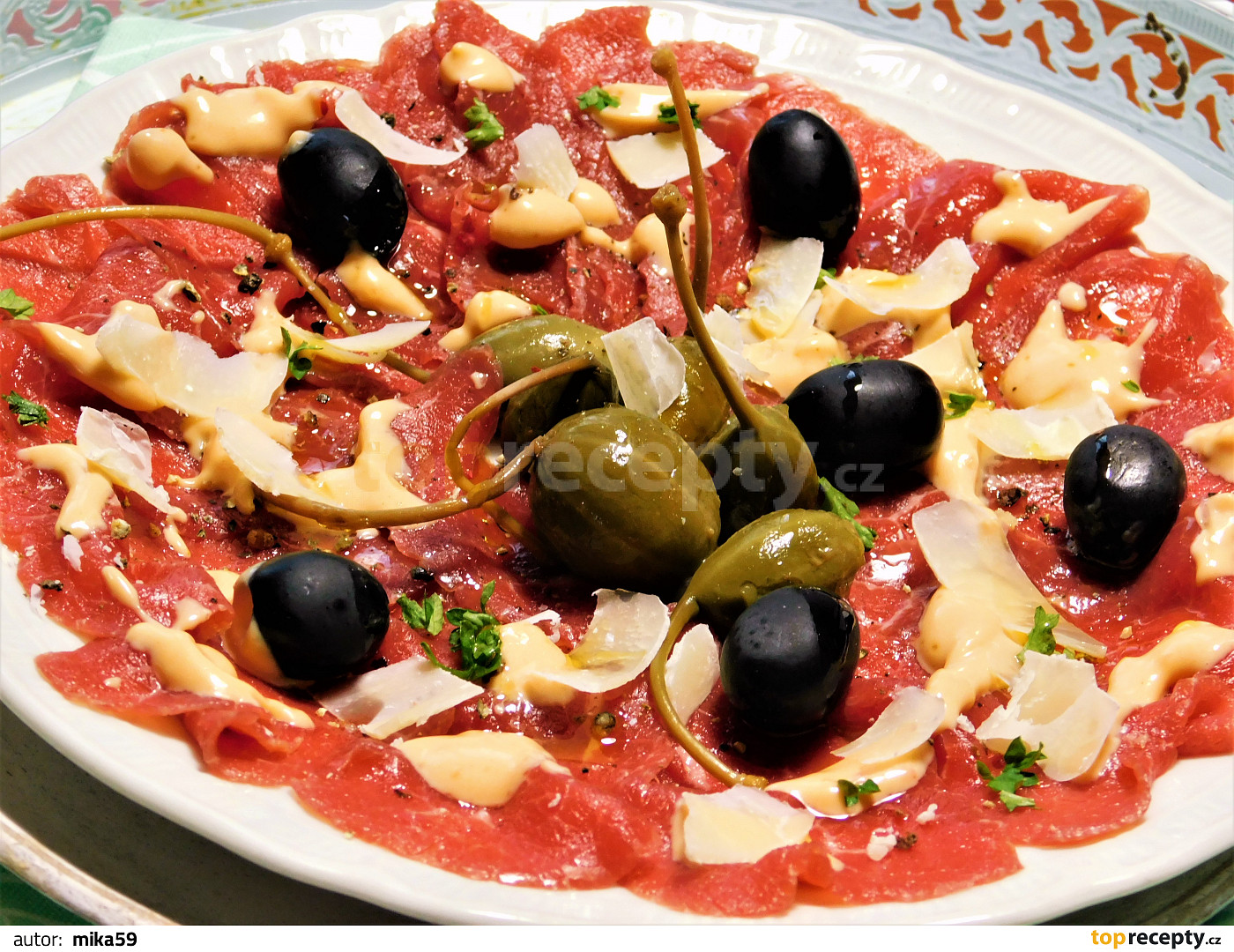 Carpaccio recept - TopRecepty.cz