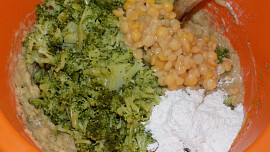 Hrachové placky s brokolicí