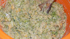 Hrachové placky s brokolicí