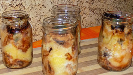 Koláč ve skleničce