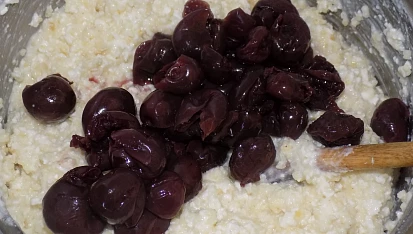 Jáhlovo-tvarohový koláč