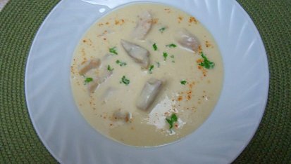 Skotská smetanová rybí polévka