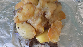 Vepřová játra v alobalu