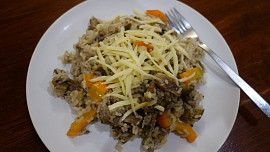 Vepřové s rýží z jednoho pekáčku