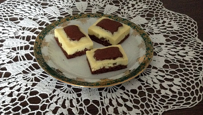 Čokoládový koláč s tvarohem