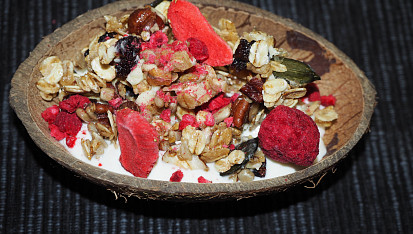 Granola s bílou čokoládou