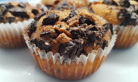 Křupavé čokoládové muffiny