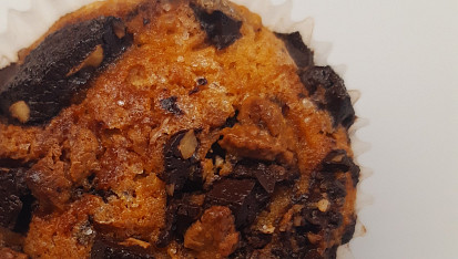 Křupavé čokoládové muffiny