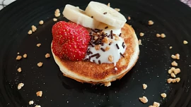 Proteinové lívanečky s ořechy (bez mouky a cukru)