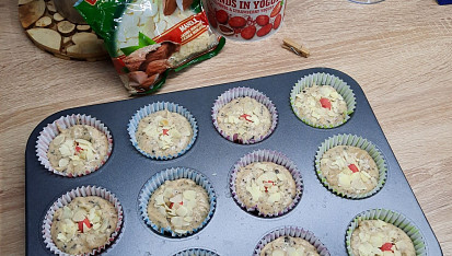 Recept na rychlé muffiny s kousky čokolády