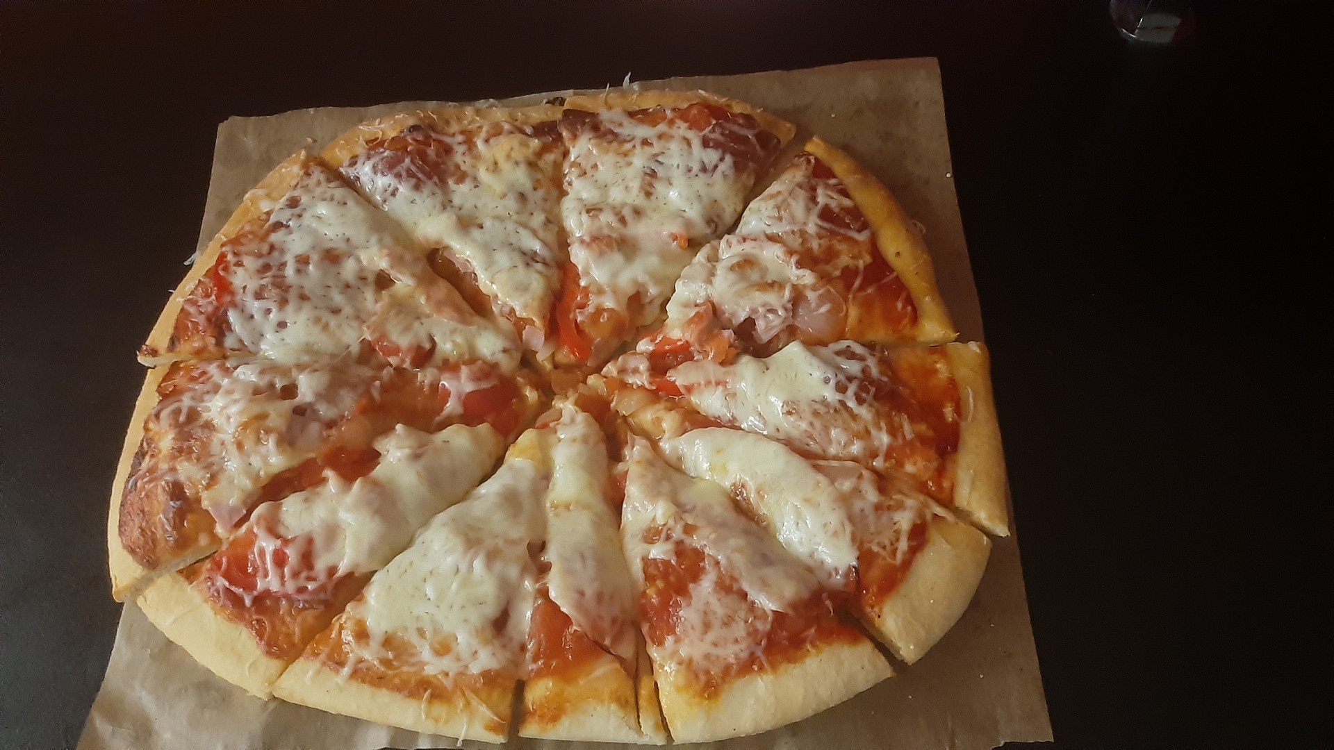 Jednoduchá pizza se zeleninou