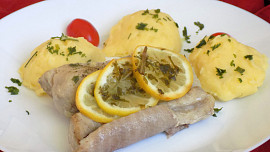 Filet z mořské ryby v alobalu