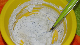 Tvarohový krém s chia semínky