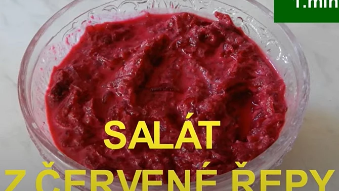 Salát z červené řepy za 1 minutu