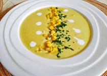 Krémová kukuřičná polévka
