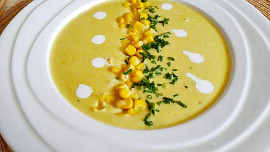 Krémová kukuřičná polévka