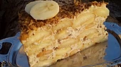Svěží Margot dort s banány - nepečený
