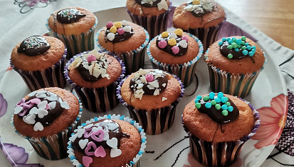 Tvarohové muffiny (případně bábovka)
