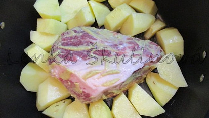 Krkovička na hořčici z remosky