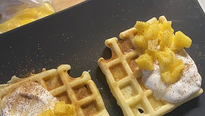 Opravdu křupavé vafle, Mnam! Opravdu skvěle a krupave. Přidala jsem citronovou kuru a jeste to zlepšilo na chuti. Děkuji za super recept:)