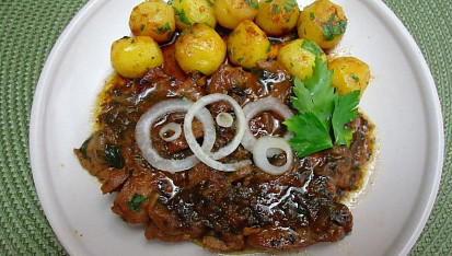 Kotlety na petrželi se slaninou