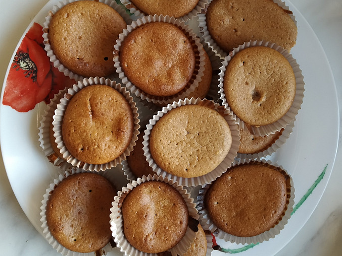 Nadýchané čokoládové muffiny