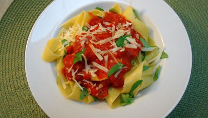 Pappardelle all Arrabbiata