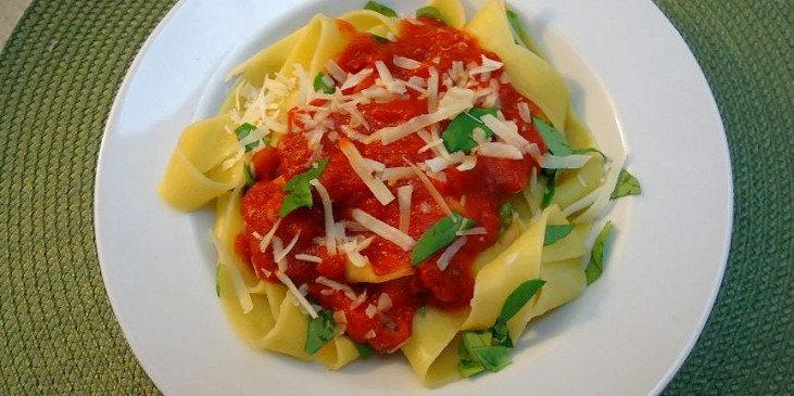 Pappardelle all Arrabbiata