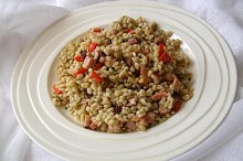 Kroupy s anglickou slaninou