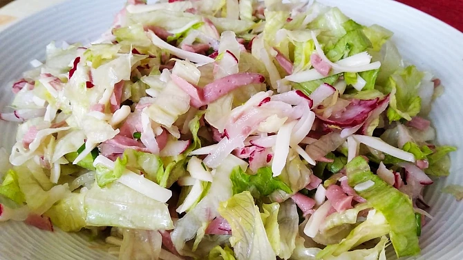 Lehký salát s citronovou zálivkou, Lehký salát s citronovou zálivkou