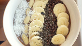 Coffee smoothie bowl
