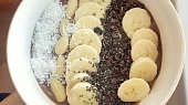 Coffee smoothie bowl
