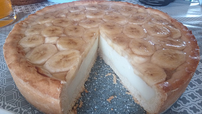 Jahodový koláč s pudinkovo-tvarohovou náplní, Puding kokosový.