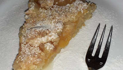 Křehký meruňkový koláč, Meruňkový koláč