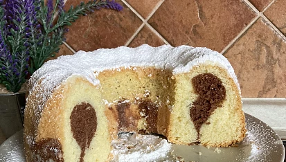 Mramorová bábovka jako od babičky