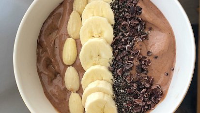 Smoothie bowl čokoládové