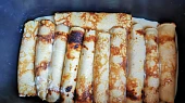 Zapečené palačinky s tvarohem
