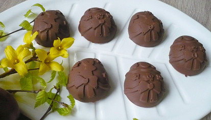 Velikonoční čokoládové pralinky