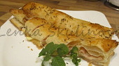 Slaninovo - sýrový závin