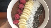 Coffee smoothie bowl