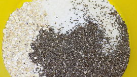 Kokosovo-vločkový pohár