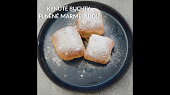 Kynuté buchty, plněné marmeládou