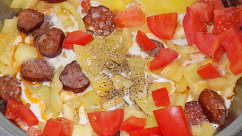 Těstoviny s cottage