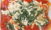 Špenátovo-rajčatové lasagne