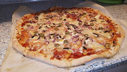 Pizza jako z pizzerie, ☺️