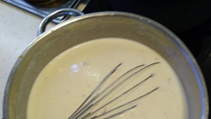Penne s kuřecím masem a omáčkou z gorgonzoly