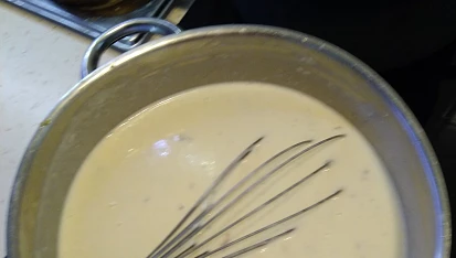 Penne s kuřecím masem a omáčkou z gorgonzoly