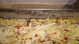 Zapečený bulgur s tofu