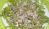 Zelené fazolky s lískovými ořechy