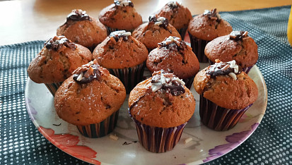 Muffiny s Margotkou a jogurtem
